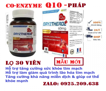 TPCN- COENZYME Q10 MAXPRO Lọ 30 viên nhập khẩu Pháp